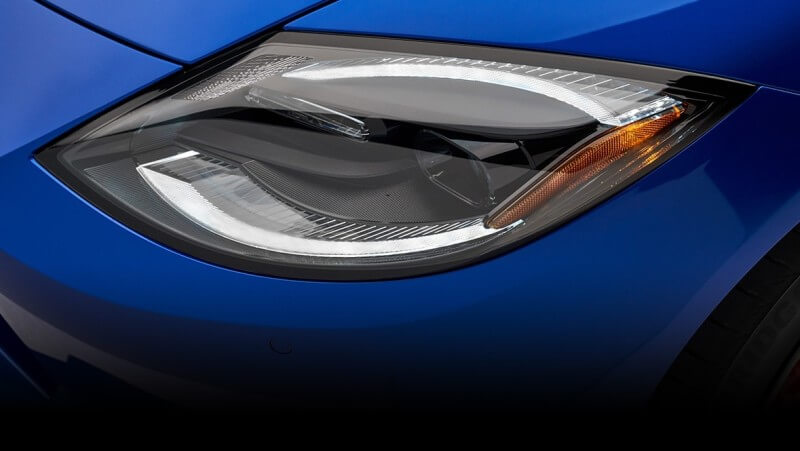 2023 Nissan Z Close Up Of Iconic Headlight