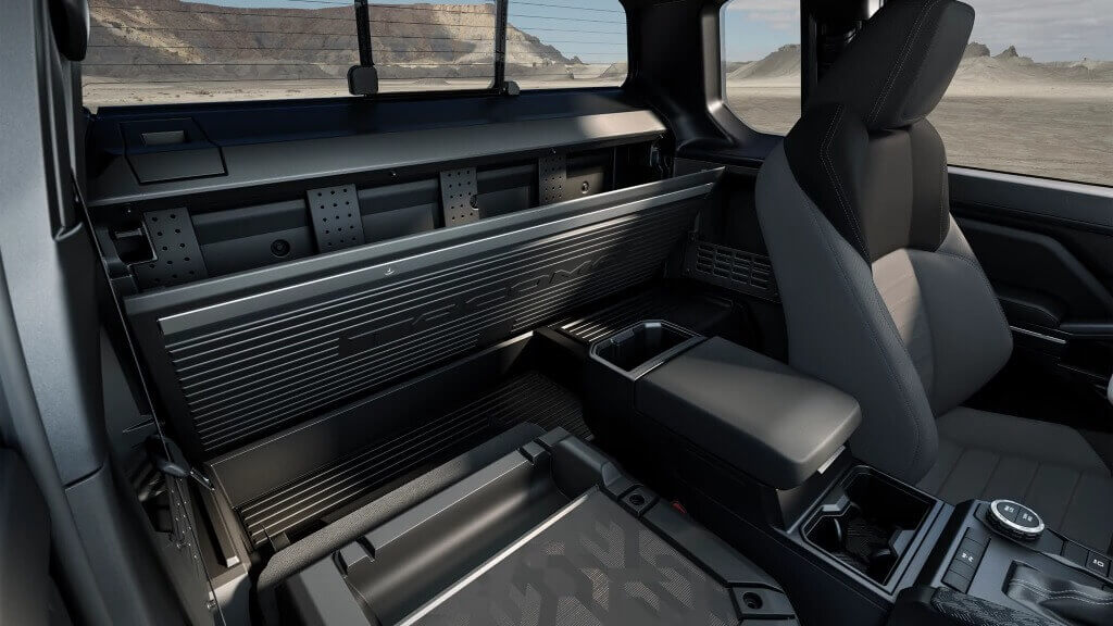 Rear Backseat Legroom in 2024 Tacoma TRD Pro w/ Isometric