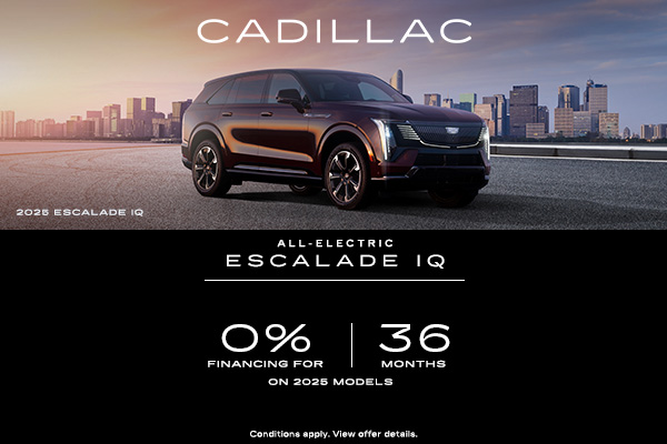 gmca- west/central- 2025 cadillac escalade iq - finance