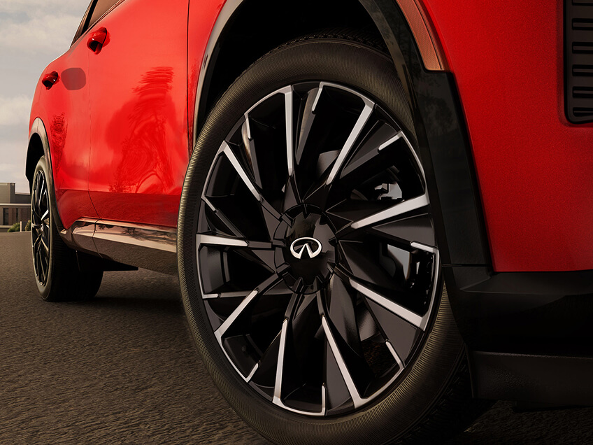 21' alloy wheels